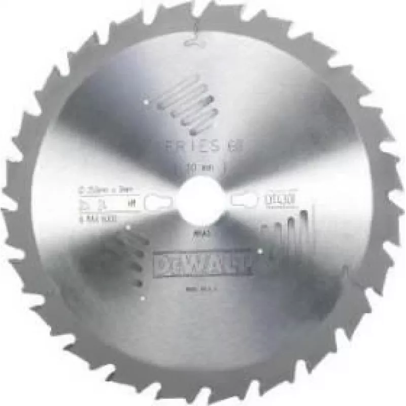 DEWALT DT4321-QZ 165 mm 24 dantų diskinis pjūklo diskas, TCT, ATB, 20 mm anga, Extreme Runtime