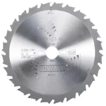 DEWALT DT4321-QZ 165 mm 24 dantų diskinis pjūklo diskas, TCT, ATB, 20 mm anga, Extreme Runtime