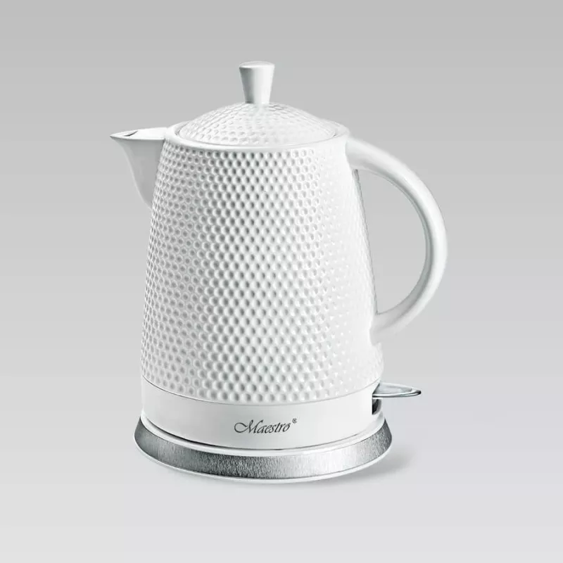 MEO keraminis elektrinis virdulys 1,5L 1500W baltas MR-069-WHITE MAESTRO