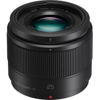 Panasonic H-H025ME-K Lumix G 25mm f/1.7 ASPH objektyvas - juodas