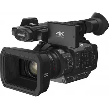 Panasonic HC-X1E 4K Ultra HD profesionalus vaizdo kamera su 20x Leica Dicomar objektyvu, 1.0 tipo MOS jutikliu, 5 ašių HYBRID O.I.S., dvigubais XLR įėjimais ir dvigubais SD kortelių lizdais