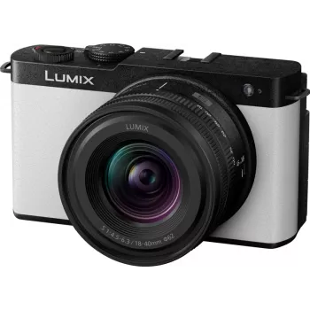 Panasonic Lumix DC-S9 fotoaparatas su 18-40mm objektyvu, dūminė balta (DC-S9NE-W)