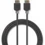Nedis High Speed HDMI laidas su Ethernet 4K@60Hz 18 Gbps 7,5 m antracito spalvos