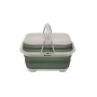 Outwell 651131 Sulankstomas kempingo vandens bakas 10L su čiaupu - mėlynas/pilkas