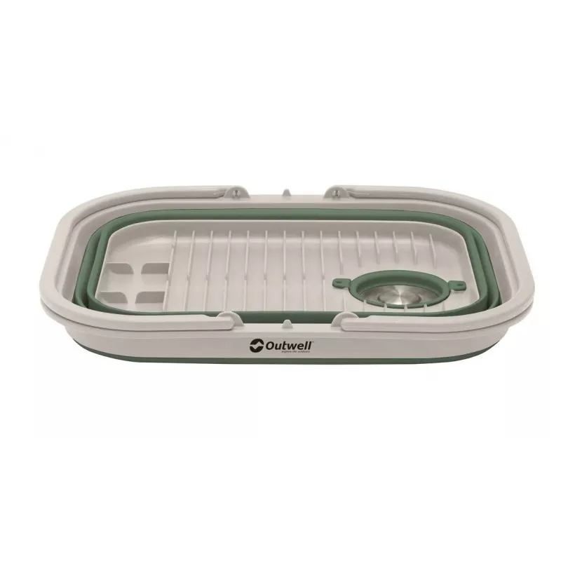 Outwell 651131 Sulankstomas kempingo vandens bakas 10L su čiaupu - mėlynas/pilkas