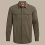 Craghoppers NosiLife Adventure LS Shirt III vyriški ilgomis rankovėmis kelioniniai marškiniai Woodland Green XXL