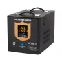 KEMOT PROsinus-2000 gryno sinusinio bangos UPS keitiklis 12V į 230V 2000VA/1200W su įkrovimo funkcija - juoda