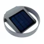 GreenBlue GB130 LED 3W saulės energijos apvalus sieninis žibintas - juodos spalvos, IP65, PIR judesio jutiklis, 300lm