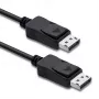 Qoltec DisplayPort 1.1 laidas, vyras į vyrą, 4K, 2m, juodas