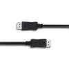 Qoltec DisplayPort 1.1 laidas, vyras į vyrą, 4K, 2m, juodas