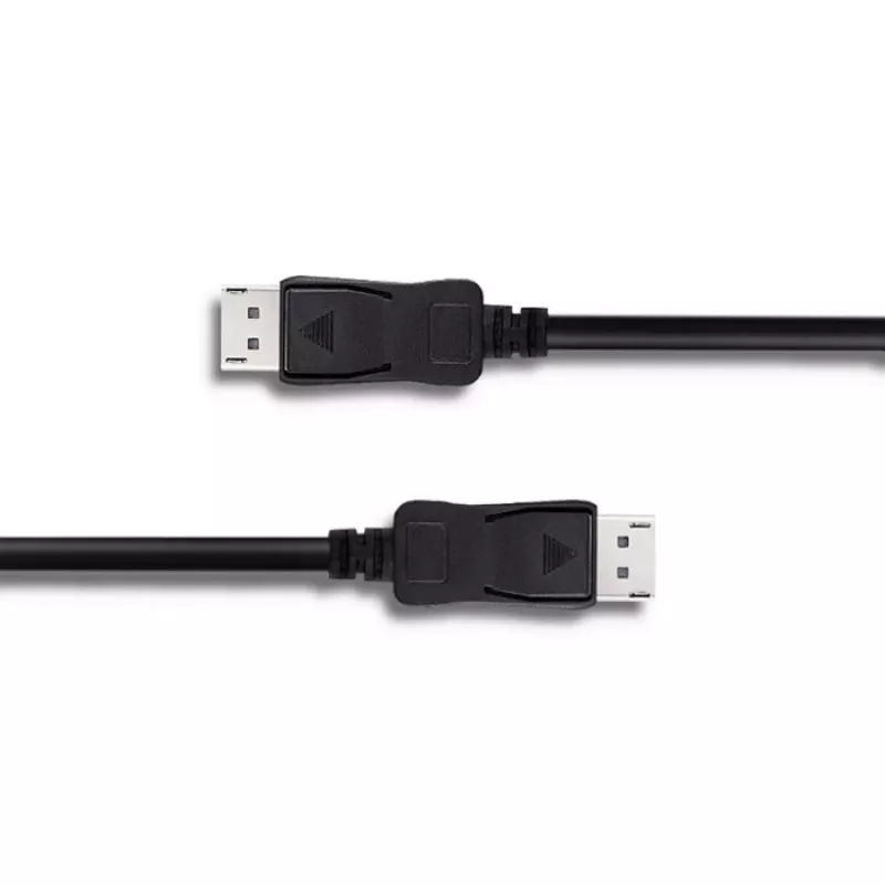 Qoltec DisplayPort 1.1 laidas, vyras į vyrą, 4K, 2m, juodas
