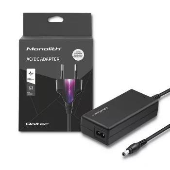 Qoltec 27W stalinis maitinimo šaltinis 12V 2.25A su 6.0x3.0mm DC kištuku ir AC maitinimo laidu