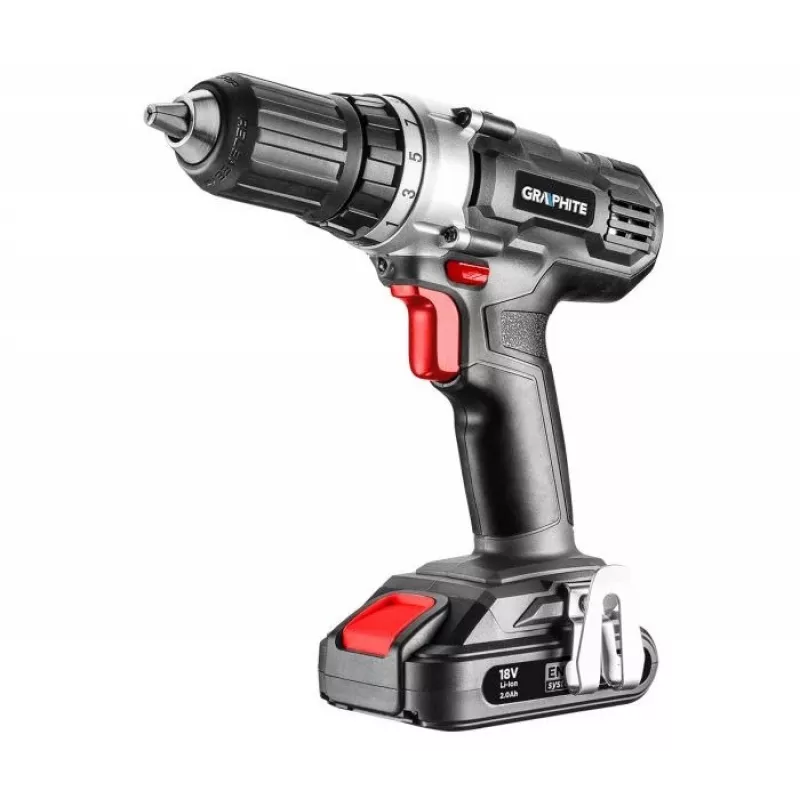GRAPHITE 58G006 Besvielis gręžtuvas-atsuktuvas Energy+ 18V 1250 RPM