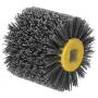 DEDRA DED79334G nailoninis abrazyvinis šepetys satininio apdailos staklėms, 120 x 100 mm, grūdėtumas 400