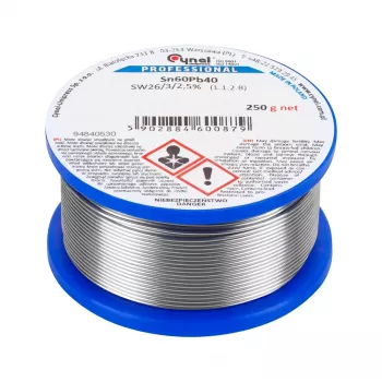 CYNEL TIN SPOOL 2.0mm 250g Sn60Pb40 švino turintis lydmetalis