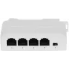 DELTA SPT-POE/3-POE-DIN-E 4 prievadų DIN bėgio PoE jungiklis/išplėtimo įrenginys, 3x PoE išėjimai 30W, 10/100 Mbps, nevaldomas, -40 iki 75°C