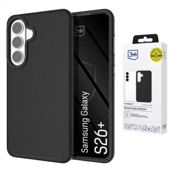 3MK Fortis MagCase, skirtas Samsung Galaxy S26+ - permatomas apsauginis dėklas su MagSafe
