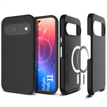 3mk Hardy Shockproof MagCase, skirtas Google Pixel 11 - permatomas