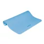 REBEL ACTIVE mėlynas TPE pratimų kilimėlis 200x115x1 cm jogai, pilatesui, fitnesui, gimnastikai