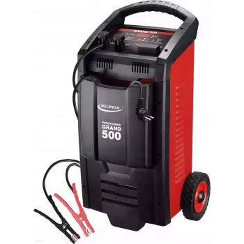WELDMAN GRAND 500 lygintuvas su paleidimo funkcija – 500A MMA suvirinimo aparatas, trifazis 400V, paleidimas 12V/24V