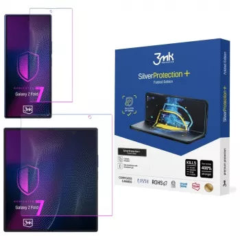 3MK SilverProtection+ antimikrobinė ekrano apsauga, skirta Samsung Galaxy Z Fold 7 Folded Edition