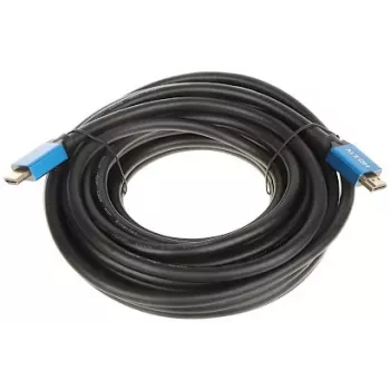 HDMI kabelis 10 m V2.1 - 8K@60Hz, 4K@120Hz, 48 Gbps, Dynamic HDR, eARC, VRR, ALLM, trigubai ekranuotas, juodas