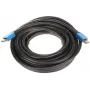 HDMI kabelis 10 m V2.1 - 8K@60Hz, 4K@120Hz, 48 Gbps, Dynamic HDR, eARC, VRR, ALLM, trigubai ekranuotas, juodas