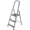 AWTOOLS AW23019 daugiafunkcinė šarnyrinė kopėčios 4x3 laipteliai aliuminės EN 131 150kg