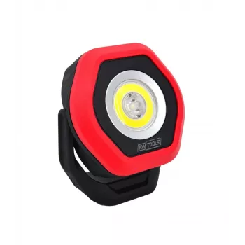 AWTOOLS BLACK LINE dirbtuvės žibintuvėlis SOL CREE LED + COB LED