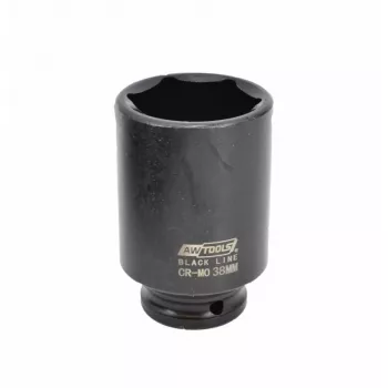 AWTOOLS AW38790BL 90 dalių chromvanadžio lizdų rinkinys su 1/4 colio, 3/8 colio, 1/2 colio reketais, prailginimais, antgaliais ir formuotu dėklu