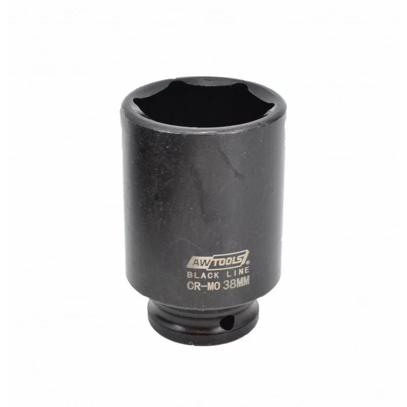 AWTOOLS AW38790BL 90 dalių chromvanadžio lizdų rinkinys su 1/4 colio, 3/8 colio, 1/2 colio reketais, prailginimais, antgaliais ir formuotu dėklu