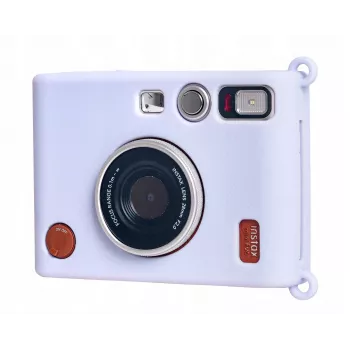 LOVEINSTANT Silikoninis apsauginis dėklas, skirtas Fujifilm Instax Mini Evo - violetinis