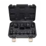 AWTOOLS smūginių adapterių ir universaliųjų jungčių rinkinys CrMo 11 vnt. BLACK LINE