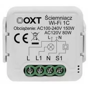 OXT T225 Mini išmanusis Wi-Fi reguliatorius 1 kanalo Tuya
