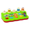 LEAN TOYS Pop Up Animals edukacinis veiklos skydelis su garsais, tinkamas kūdikiams nuo 12 mėn.
