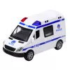 LEAN TOYS policijos automobilis ir greitosios pagalbos automobilis su trinties varikliu, šviesomis ir garsais, atidaromomis durimis, mišrus asortimentas