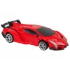 LEAN TOYS Automobilis Robotas 2-in-1 nuotolinio valdymo R/C transporto priemonė raudona