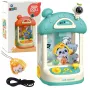 LEAN TOYS mėlynas minkštų žaislų gaudymo aparatas vaikams