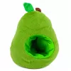 LEAN TOYS Žalias avokadas su kapybara 2 viename apverčiamas pliušinis žaislas 35 cm