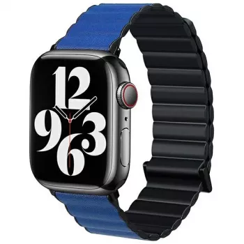 Beline Magnetic Pro Apple Watch dirželis 38/40/41mm juodas/mėlynas