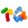 LEAN TOYS Magic Magnetic Cube 7 Elements - Magnetinis 3D galvosūkis, 7 dalys, įvairių spalvų, lavinantis žaislas nuo 6 metų