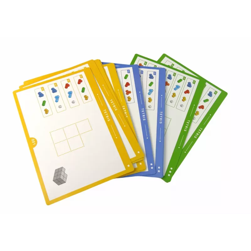 LEAN TOYS Magic Magnetic Cube 7 Elements - Magnetinis 3D galvosūkis, 7 dalys, įvairių spalvų, lavinantis žaislas nuo 6 metų