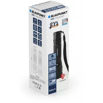 Blaupunkt BT-FL8060 LED žibintuvėlis su priartinimu, 300 lm (BLAUPUNKTBT-FL8060)