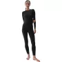 Moteriški termoaktyvūs marškinėliai 4F F176 Deep Black Allover dydis M/L
