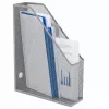 LEAN metalinis biuro organizatorius dokumentams ir aplankams, vertikalus, sidabrinis, A4