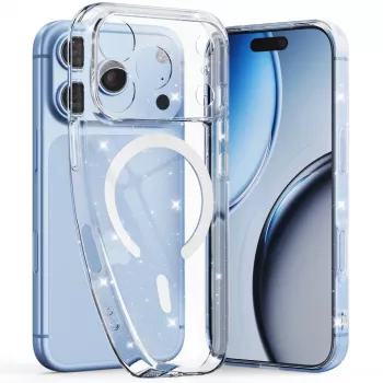 Tech-Protect Flexair MagSafe dėklas, skirtas iPhone 17 Pro / 18 Pro - blizgučiai