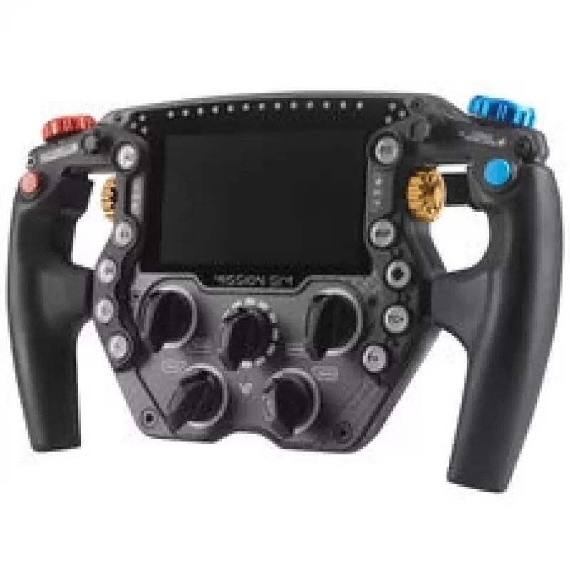 VPG Sim Mission Sim Racing vairas, 5 colių jutiklinis ekranas, ARGB, 290mm - juodas