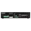AUDAC COM12MK2 120W PA maišytuvas stiprintuvas su 100V/70V/4Ω išėjimais, 2 mik./3 linijos įėjimais, prioritetu ir fantominiu maitinimu, 2U stelažo montavimas, juoda