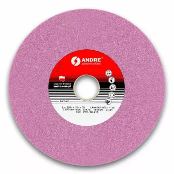 ANDRE plokščiasis šlifavimo diskas 200mm x 20mm x 32mm CRA60K7VE01-35 rožinis 1 tipo