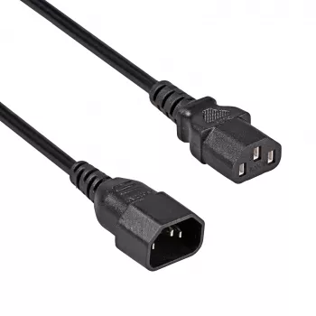 Akyga AK-PC-07C maitinimo ilgintuvas CU IEC C13 į C14 3m juodas